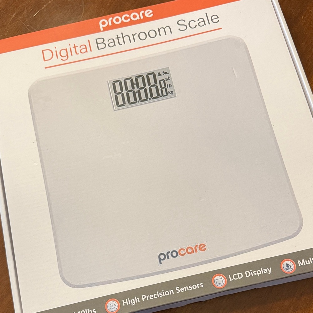 NEW! White Digital Bathroom Scale
